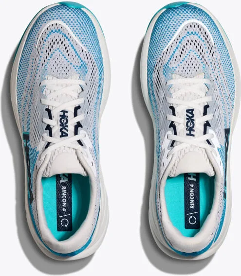 HOKA Men's Rincon 4 Shoes in Frost/Skyward Blue - Image 2