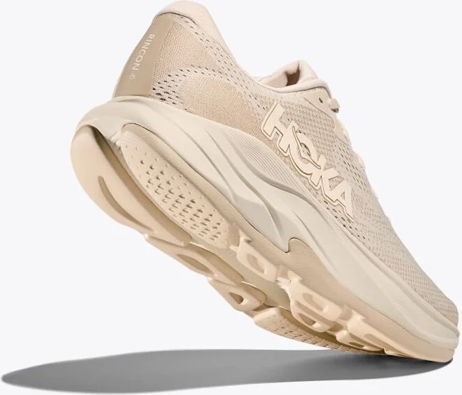 HOKA Men's Rincon 4 Shoes in Oatmeal/Oat Milk - Image 4