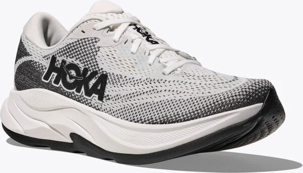 HOKA Men's Rincon 4 Shoes in White/Black - Image 6