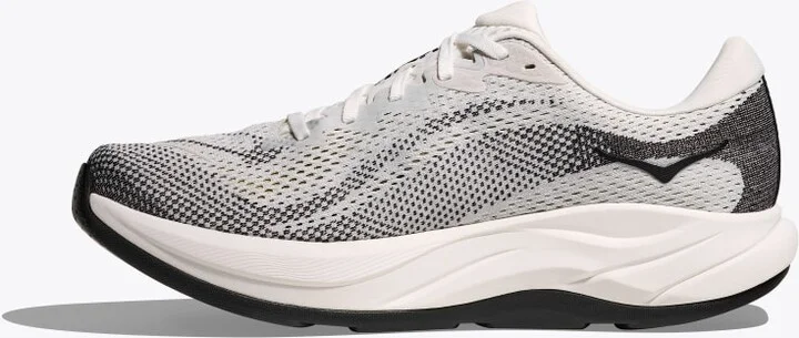 HOKA Men's Rincon 4 Shoes in White/Black - Image 8