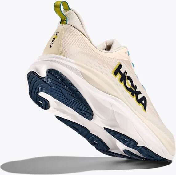HOKA Men's Skyflow Shoes in Birch/Alabaster - Image 4