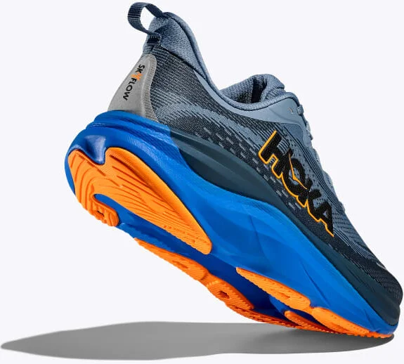 HOKA Men's Skyflow Shoes in Downpour/Thunder Cloud - Image 4