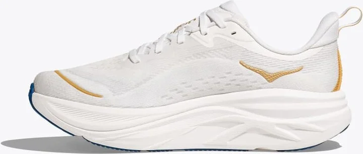 HOKA Men's Skyflow Shoes in Frost/Gold - Image 8