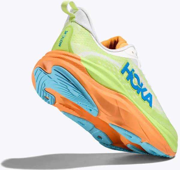 HOKA Men's Skyflow Shoes in Frost/Solar Flare - Image 4