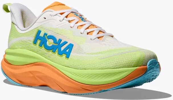 HOKA Men's Skyflow Shoes in Frost/Solar Flare - Image 6