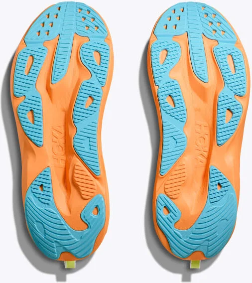 HOKA Men's Skyflow Shoes in Frost/Solar Flare - Image 7