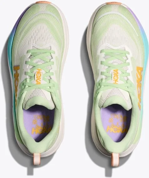 HOKA Men's Skyflow Shoes in Luna Moth/White - Image 2