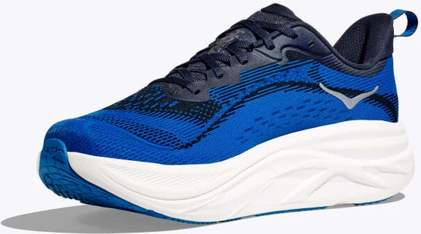 HOKA Men's Skyflow Shoes in Varsity Navy/Electric Cobalt - Image 3