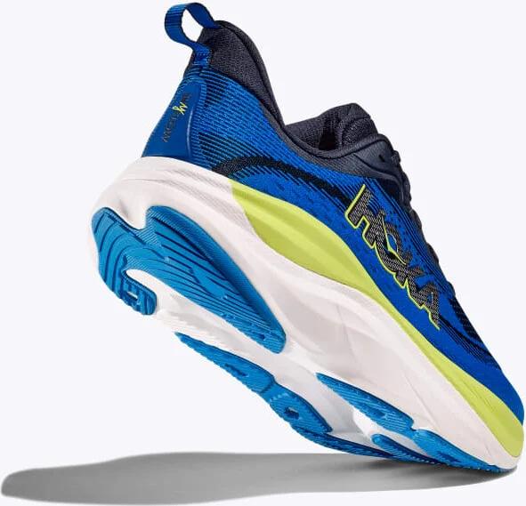 HOKA Men's Skyflow Shoes in Varsity Navy/Electric Cobalt - Image 4