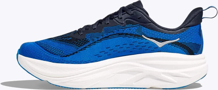 HOKA Men's Skyflow Shoes in Varsity Navy/Electric Cobalt - Image 8