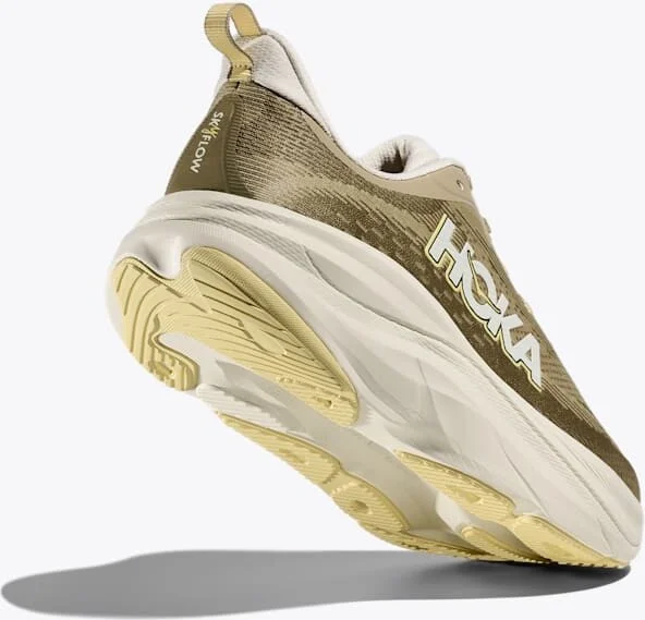 HOKA Men's Skyflow Shoes in Wild Mushroom/Grassland - Image 4