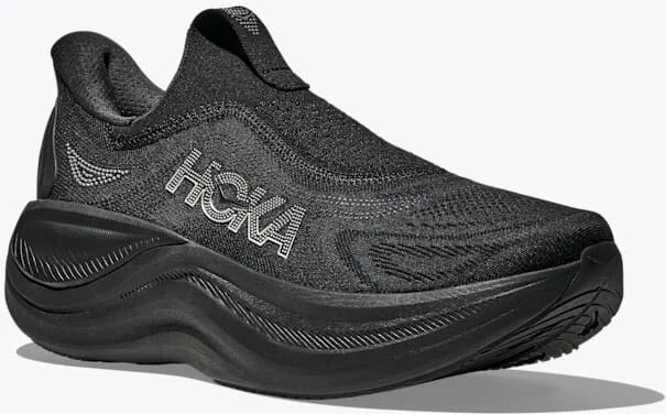 HOKA Men's Skyward Laceless in Black/Black - Image 6