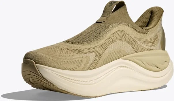 HOKA Men's Skyward Laceless in Grassland/Wild Mushroom - Image 3