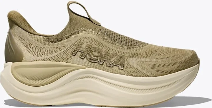 HOKA Men's Skyward Laceless in Grassland/Wild Mushroom