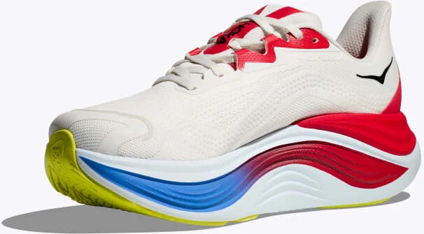 HOKA Men's Skyward X Shoes in Blanc De Blanc/Virtual Blue - Image 3