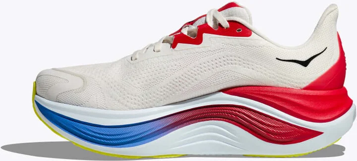 HOKA Men's Skyward X Shoes in Blanc De Blanc/Virtual Blue - Image 8