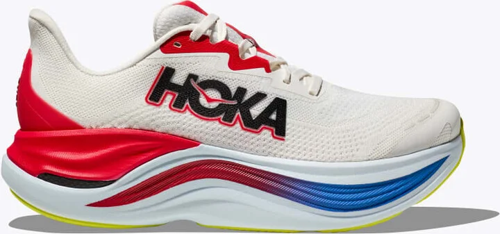 HOKA Men's Skyward X Shoes in Blanc De Blanc/Virtual Blue