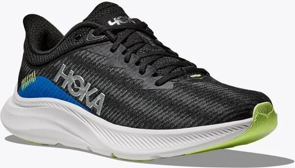 HOKA Men's Solimar Shoes in Black/Lettuce - Image 6