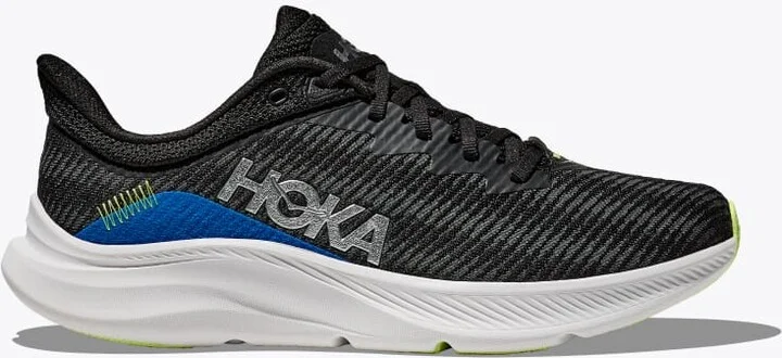 HOKA Men's Solimar Shoes in Black/Lettuce