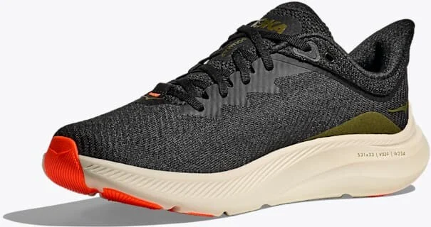 HOKA Men's Solimar Shoes in Black/Truffle Salt - Image 3