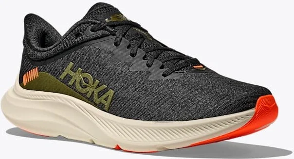 HOKA Men's Solimar Shoes in Black/Truffle Salt - Image 6