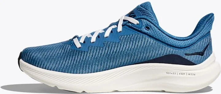 HOKA Men's Solimar Shoes in Foggy Night/White - Image 8