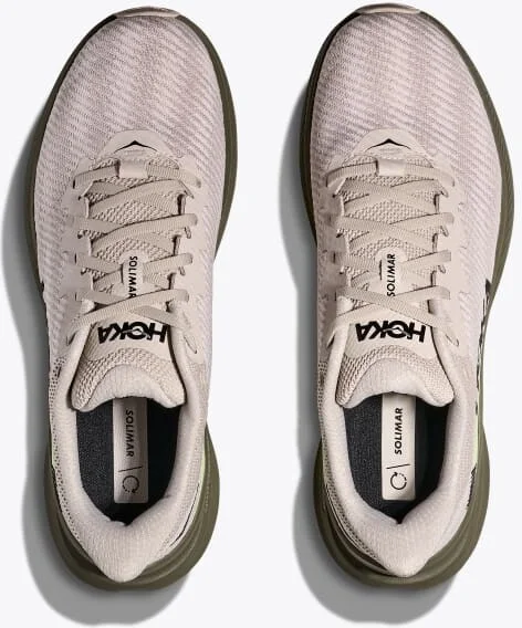 HOKA Men's Solimar Shoes in Putty/Eucalyptus - Image 2