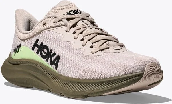 HOKA Men's Solimar Shoes in Putty/Eucalyptus - Image 6