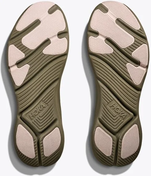 HOKA Men's Solimar Shoes in Putty/Eucalyptus - Image 7
