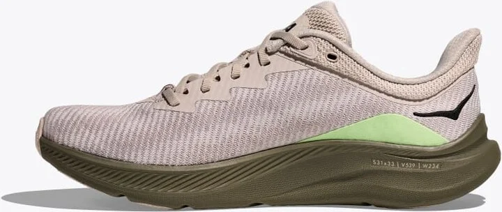 HOKA Men's Solimar Shoes in Putty/Eucalyptus - Image 8
