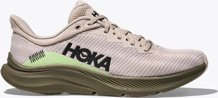 HOKA Men's Solimar Shoes in Putty/Eucalyptus