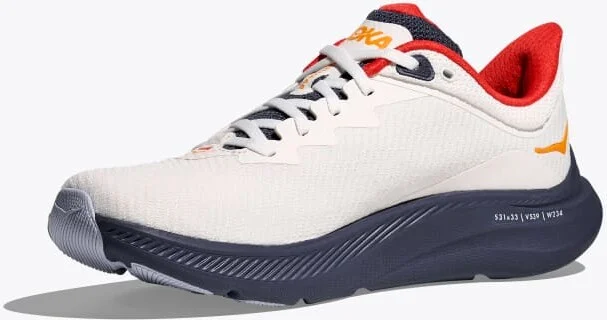 HOKA Men's Solimar Shoes in White/Nautical Dusk - Image 3