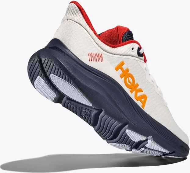 HOKA Men's Solimar Shoes in White/Nautical Dusk - Image 4