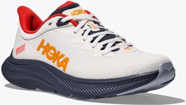 HOKA Men's Solimar Shoes in White/Nautical Dusk - Image 6