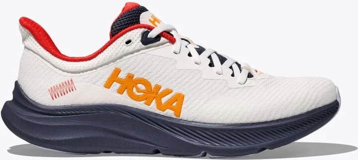 HOKA Men's Solimar Shoes in White/Nautical Dusk
