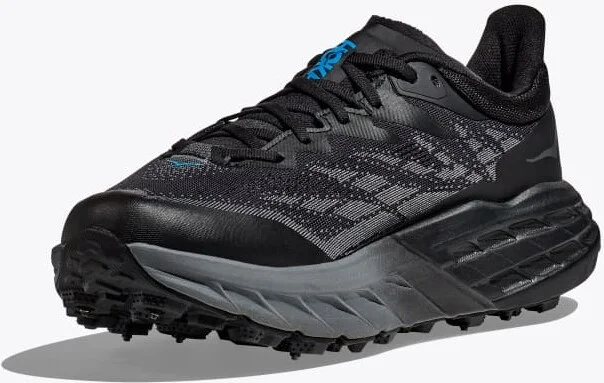 HOKA Men's Speedgoat 5 GTX Spike Shoes in Black/Black - Image 3