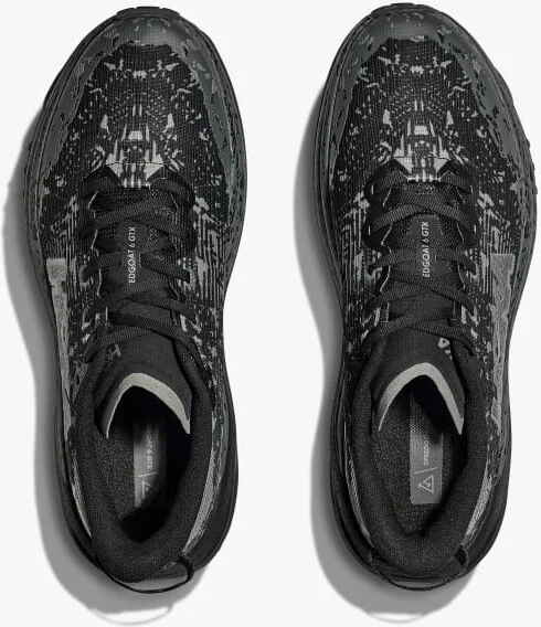 HOKA Men's Speedgoat 6 GTX Shoes in Black/Outer Orbit - Image 2