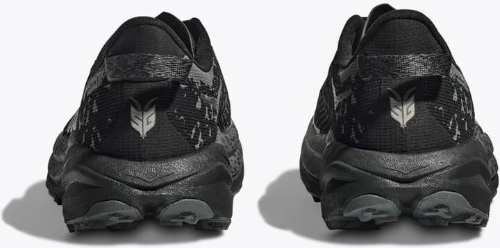 HOKA Men's Speedgoat 6 GTX Shoes in Black/Outer Orbit - Image 5