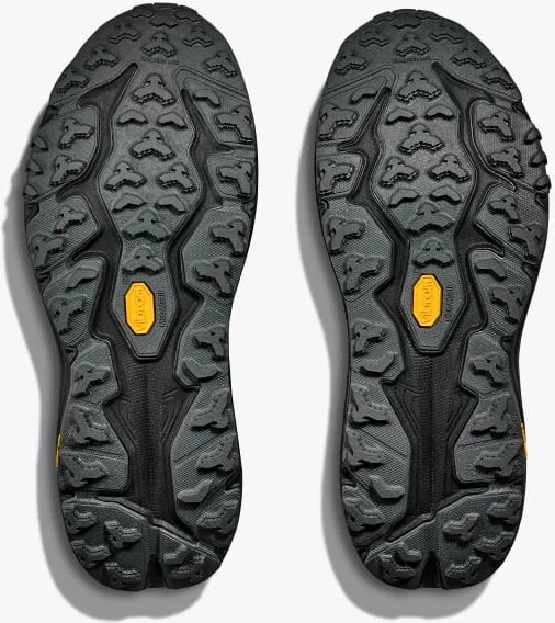 HOKA Men's Speedgoat 6 GTX Shoes in Black/Outer Orbit - Image 7