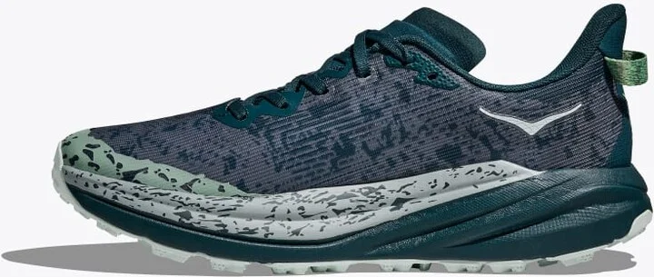 HOKA Men's Speedgoat 6 GTX Shoes in Blue Twilight/Druzy - Image 8