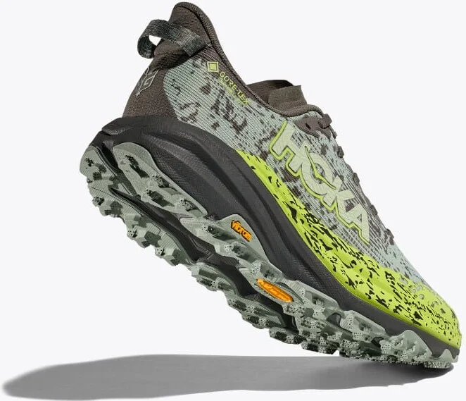 HOKA Men's Speedgoat 6 GTX Shoes in Slate/Aloe Vera - Image 4