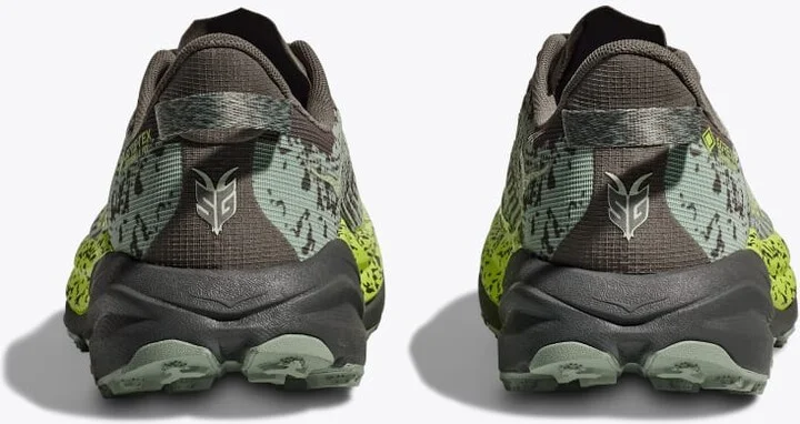HOKA Men's Speedgoat 6 GTX Shoes in Slate/Aloe Vera - Image 5