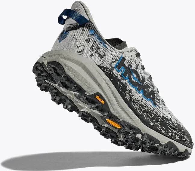 HOKA Men's Speedgoat 6 GTX Shoes in Stardust/Outer Orbit - Image 4