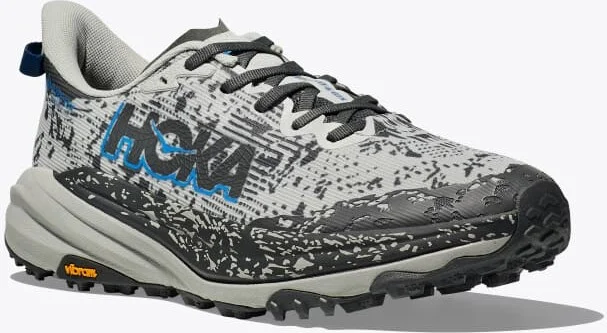 HOKA Men's Speedgoat 6 GTX Shoes in Stardust/Outer Orbit - Image 6