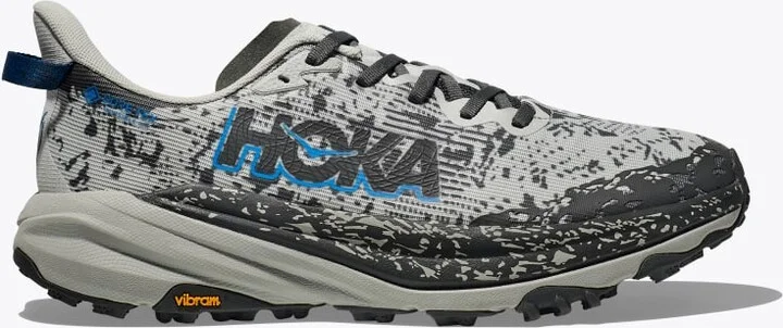 HOKA Men's Speedgoat 6 GTX Shoes in Stardust/Outer Orbit