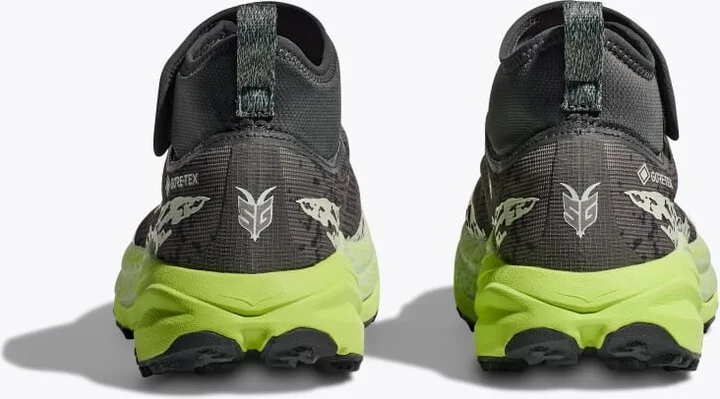 HOKA Men's Speedgoat 6 Mid GTX Shoes in Outer Orbit/Lettuce - Image 5