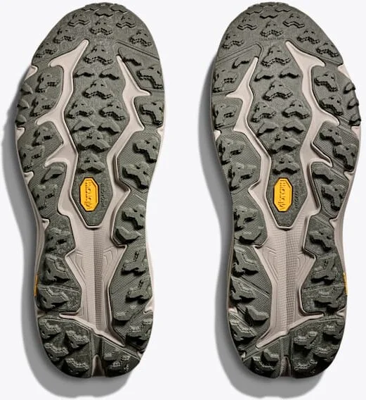 HOKA Men's Speedgoat 6 Mid GTX Shoes in Truffle Salt/Cement - Image 7