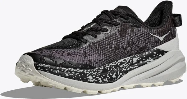 HOKA Men's Speedgoat 6 Shoes in Black/Stardust - Image 3