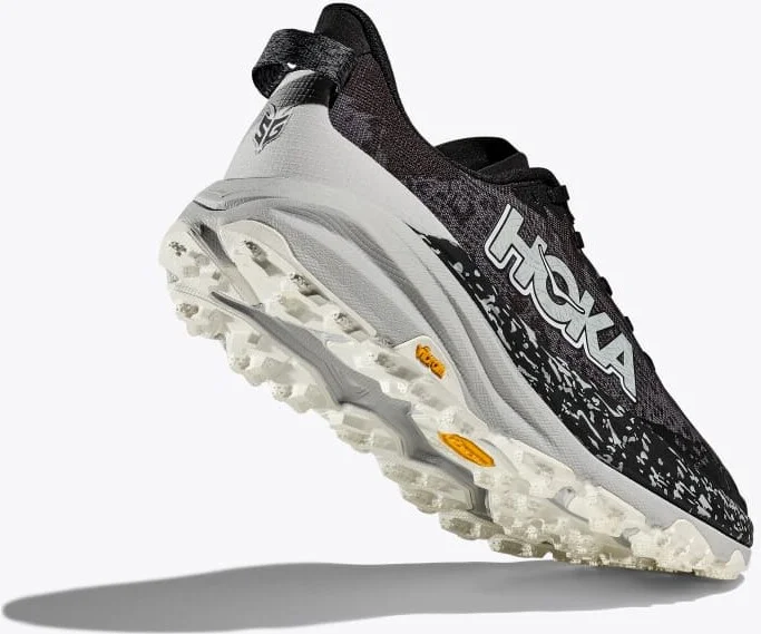 HOKA Men's Speedgoat 6 Shoes in Black/Stardust - Image 4