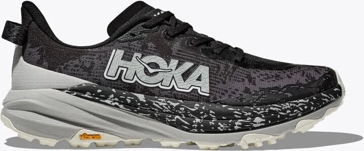 HOKA Men's Speedgoat 6 Shoes in Black/Stardust